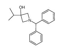 1-benzhydryl-3-isopropyl-azetidin-3-ol Structure
