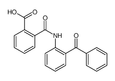 Benzoic acid, 2-[[(2-benzoylphenyl)amino]carbonyl]结构式