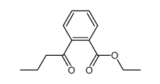 2-butyryl-benzoic acid ethyl ester Structure