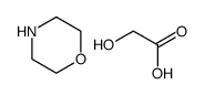 glycolic acid, compound with morpholine(1:1) Structure