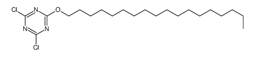 2,4-dichloro-6-(octadecyloxy)-1,3,5-triazine结构式