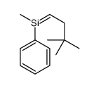 3,3-dimethylbutylidene-methyl-phenylsilane Structure