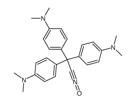 tris-(4-dimethylamino-phenyl)-acetonitrile-N-oxide Structure