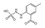 N'-(4-methyl-2-nitro-phenyl)-hydrazidosulfuric acid结构式
