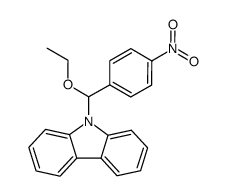 9-(ethoxy(4-nitrophenyl)methyl)-9H-carbazole结构式