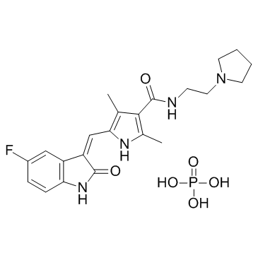 Toceranib phosphate structure