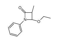 (3S,4S)-4-ethoxy-3-methyl-1-phenylazetidin-2-one Structure