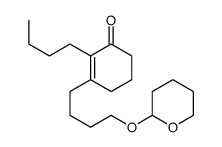 2-butyl-3-[4-(oxan-2-yloxy)butyl]cyclohex-2-en-1-one Structure