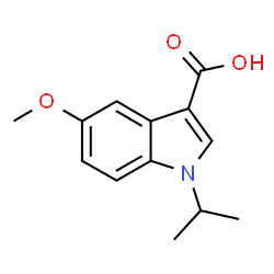 1-Isopropyl-5-methoxy-1H-indole-3-carboxylic acid Structure