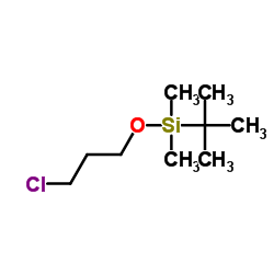 1-(叔丁基二甲基硅基)-3-氯丙烷结构式