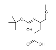 4-[(2-methylpropan-2-yl)oxycarbonylamino]hepta-5,6-dienoic acid Structure