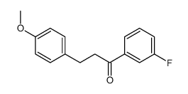 3'-FLUORO-3-(4-METHOXYPHENYL)PROPIOPHENONE Structure