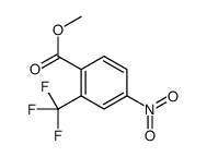4-硝基-2-三氟甲基苯甲酸甲酯结构式