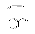 苯乙烯-乙烯腈共聚物(SAN)结构式