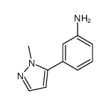 3-(1-甲基-1H-吡唑-5-基)苯胺结构式