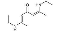 2,6-bis(ethylamino)hepta-2,5-dien-4-one结构式