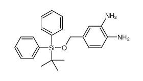 4-[[tert-butyl(diphenyl)silyl]oxymethyl]benzene-1,2-diamine Structure