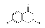 2,7-dichloro-1,3,2-benzodioxaphosphinin-4-one结构式