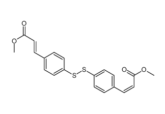 Dimethyl (2E,2'E)-3,3'-(disulfanediyldi-4,1-phenylene)bisacrylate Structure