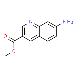 7-氨基喹啉-3-羧酸甲酯结构式