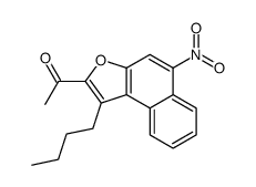 1-(1-butyl-5-nitrobenzo[e][1]benzofuran-2-yl)ethanone结构式