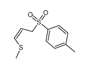 (Z)-3-methylthioallyl p-tolyl sulfone结构式