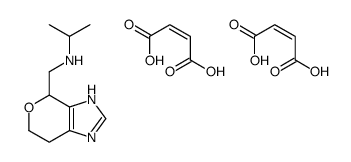 (E)-but-2-enedioic acid,N-(1,4,6,7-tetrahydropyrano[3,4-d]imidazol-4-ylmethyl)propan-2-amine Structure