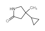 4-环丙基-4-甲基吡咯烷-2-酮结构式