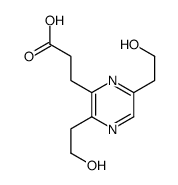 3,6-二(2-羟基乙基)-2-吡嗪丙酸结构式