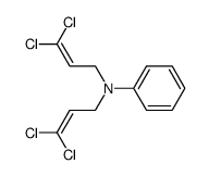 N,N-bis-(3,3-dichloro-allyl)-aniline结构式