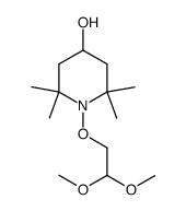 1-(2,2-dimethoxy-ethoxy)-2,2,6,6-tetramethylpiperidin-4-ol Structure