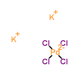 Dipotassium tetrachloropalladate(2-) Structure