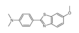 4-(6-甲氧基苯并[d]噻唑-2-基)-N,N-二甲基苯胺结构式