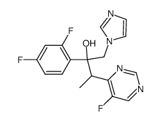 2-(2,4-difluorophenyl)-3-(5-fluoropyrimidin-4-yl)-1-(1H-imidazol-1-yl)butan-2-ol结构式