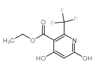 4,6-二羟基-2-(三氟甲基)烟酸乙酯结构式