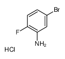 5-BROMO-2-FLUOROANILINE HYDROCHLORIDE Structure