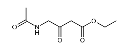 4-acetylamino-3-oxo-butyric acid ethyl ester Structure