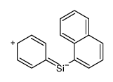 naphthalen-1-yl(phenyl)silicon Structure