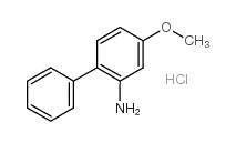 6-苯基间茴香胺盐酸盐结构式