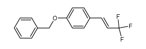 (E)-1-(benzyloxy)-4-(3,3,3-trifluoroprop-1-en-1-yl)benzene结构式