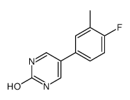 5-(4-fluoro-3-methylphenyl)-1H-pyrimidin-2-one Structure