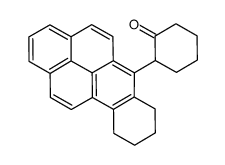 2-(7,8,9,10-tetrahydrobenzo[b]pyren-6-yl)cyclohexan-1-one结构式