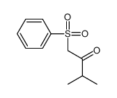 1-(benzenesulfonyl)-3-methylbutan-2-one Structure