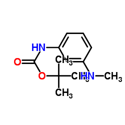 tert-Butyl (3-(methylamino)phenyl)carbamate Structure