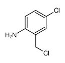 4-Chloro-2-(chloromethyl)aniline Structure