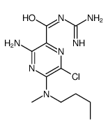 5-(N-butyl-N-methyl)amiloride结构式
