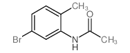 2-乙酰氨基-4-溴甲苯结构式