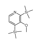 3-methoxy-2,4-bis(trimethylsilyl)pyridine结构式