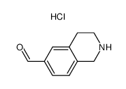 1,2,3,4-四氢异喹啉-6-甲醛盐酸结构式