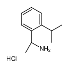 (1R)-1-[2-(甲基乙基)苯基]乙胺盐酸盐结构式